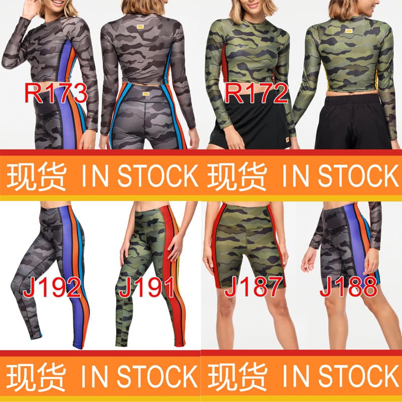 ZW Yoga Group Camiseta elástica de manga comprida de secagem rápida Leggings Novo estilo R172 173 J187 188 191 192