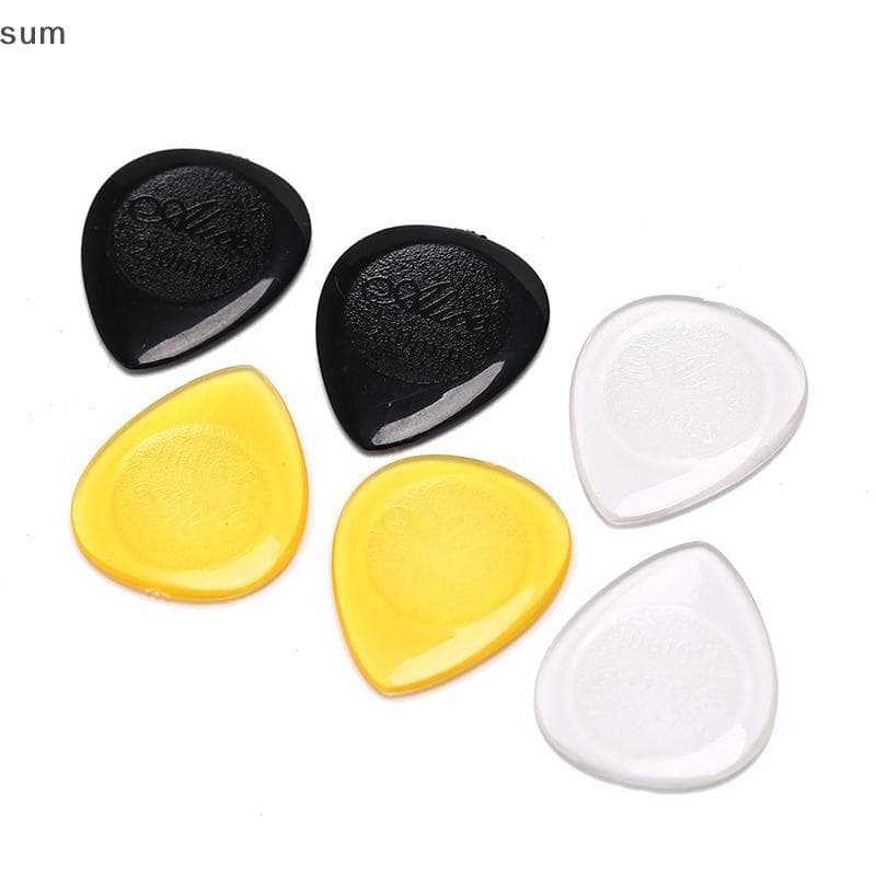 [sum] 6 Peças De Guitarra Durável Para Elétrica Acústica Baixo Palheta Transparente BR