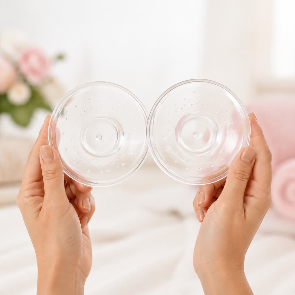 Conchas Protetoras Para Amamentação Babylip Silicone Com 2un