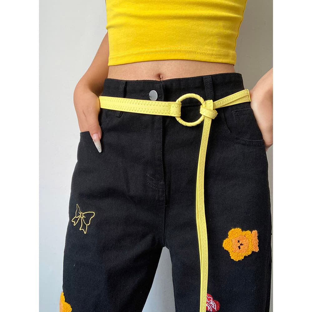 cinto feminino plus size cinto feminino Versão coreana ins estilo Metal cinto fino feminino 2025 novo estilo com calças