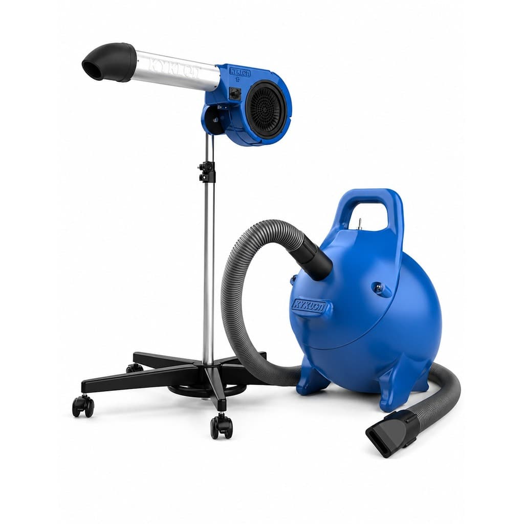 Kit Secador 5000 + Soprador RX Profissional Pet Shop Kyklon 220V