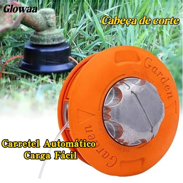 Carretel Nylon Garden Automático laranja M10x1.25 p/Roçadeiras  Alta Qualidad Profissional