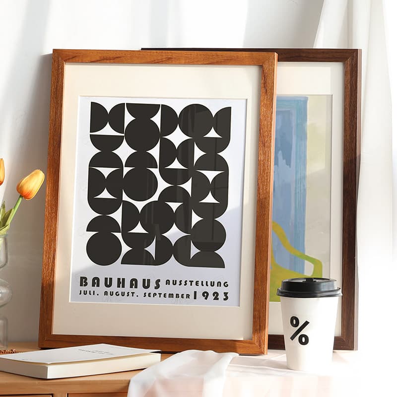 Simples e moderno moldura de madeira maciça 4K8K cartaz moldura montagem quebra-cabeça a2A3a4 moldura de madeira diy qua
