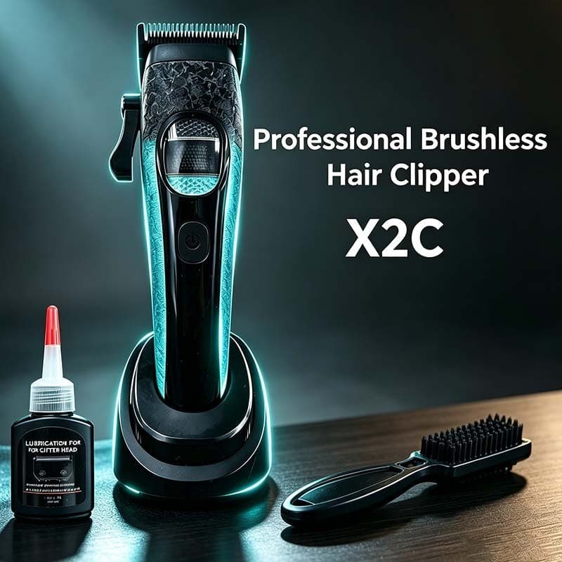 Máquina de cortar cabelo elétrica máquina de cortar cabelo sem escova Motor máquina de cortar cabelo doméstico salão de