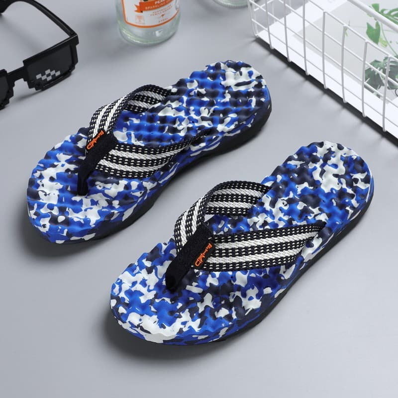Silk Step 2025 Flip-Flops Masculino Antiderrapante Moda Interior Ao Ar Livre Desgaste Massagem Sola Sandálias Chinelos M