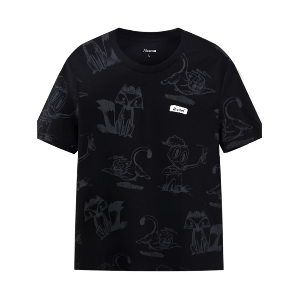 Street Wear algodão respirável moda Casual manga curta camiseta simples All-Match masculino juventude camiseta masculina