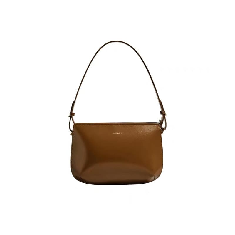 Bolsa De Couro Nas Axilas Feminina Nova Moda Nicho Ombro high-end Mensageiro Simples