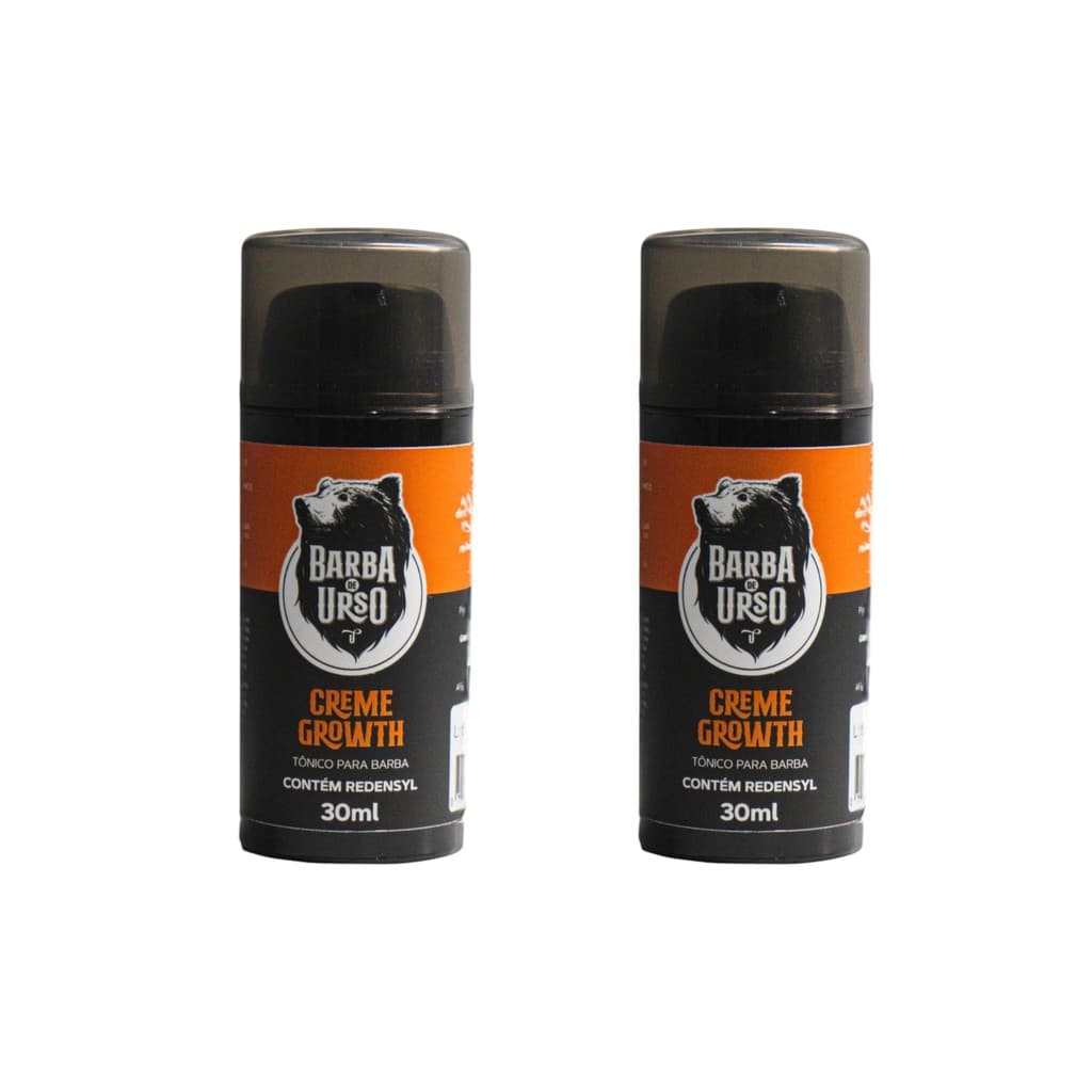 Kit 2 Tônico para falhas e crescimento da barba com Redensyl Barba de Urso