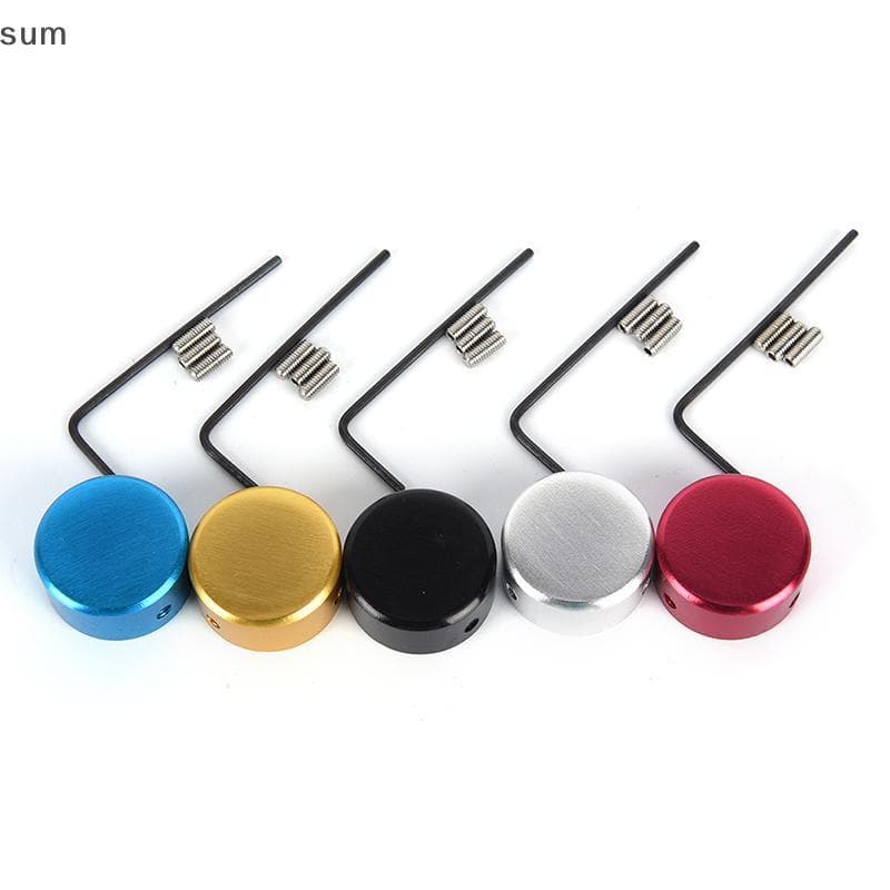 [sum] 1pc Footswitch Topper Protetor De Pára-Choques De Liga De Alumínio Para Pedal De Efeito De Guitarra BR