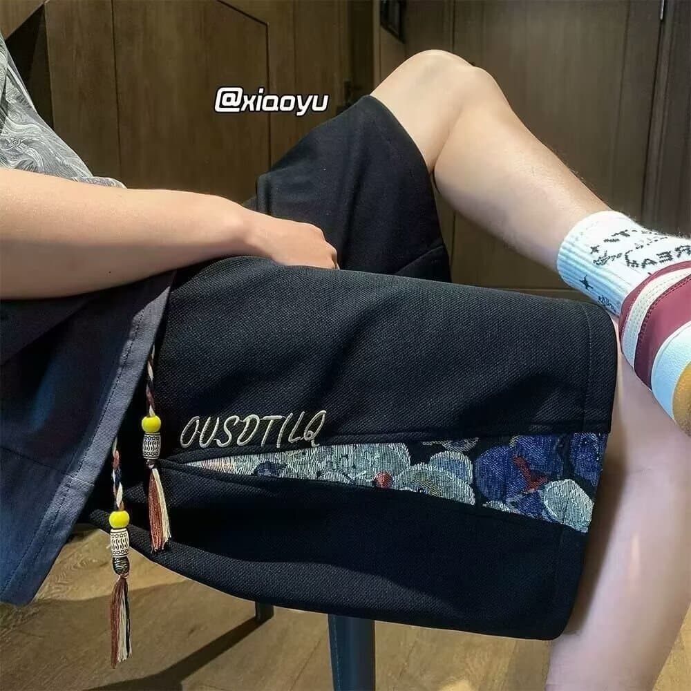 Shorts americanos masculinos verão 2025 novo estilo Street Wear solto tamanho grande esportes casuais calças de cinco po