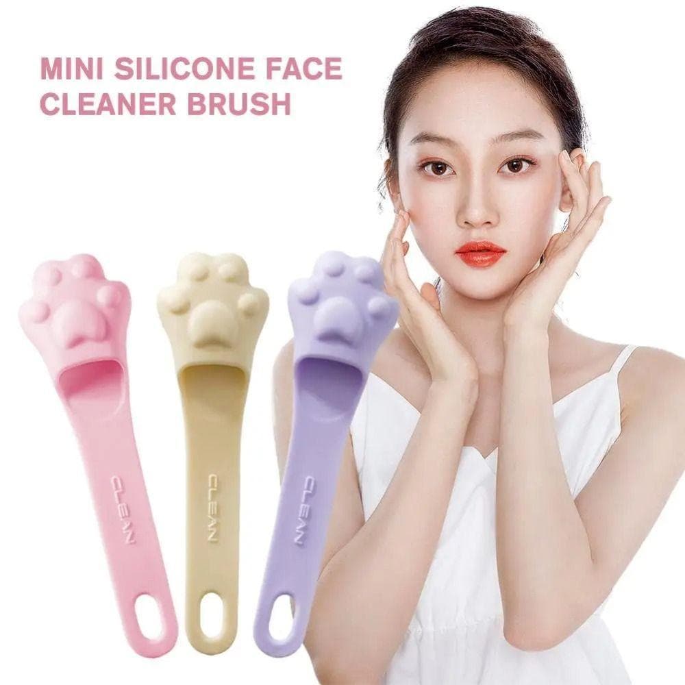 Escova Removedora De Cravo , De Limpeza Facial De Silicone Macio , Escovas Reutilizáveis De Massagem De Dedo De Garra De
