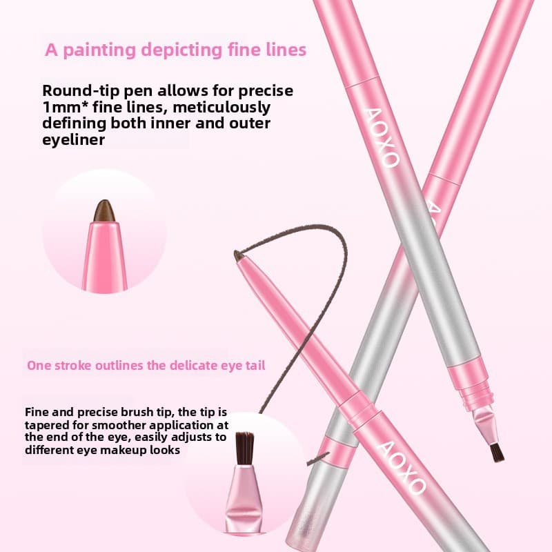 Caneta de Gel delineadora com faca angular dobrável, formato de um curso, renderização de cores claras, à prova d'água,
