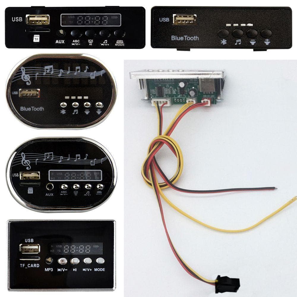 GODNESSFO Reprodutor De Música Carro Elétrico Infantil 12V Com Bluetooth USB MP3 E Soquete Para Cartão TF