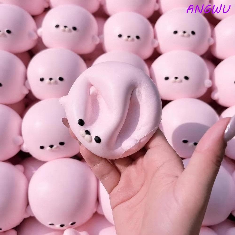 ANGWU Selo Squeeze Brinquedos , Recuperação Lenta Textura Cremosa Brinquedo Mole , Simulação Animal Fidget