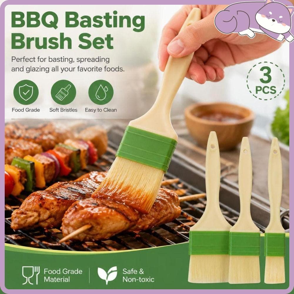 Escova De Pastelaria , Alinhavo Resistente Ao Calor Multifuncional Grelha Fácil De Limpar Para Churrasco