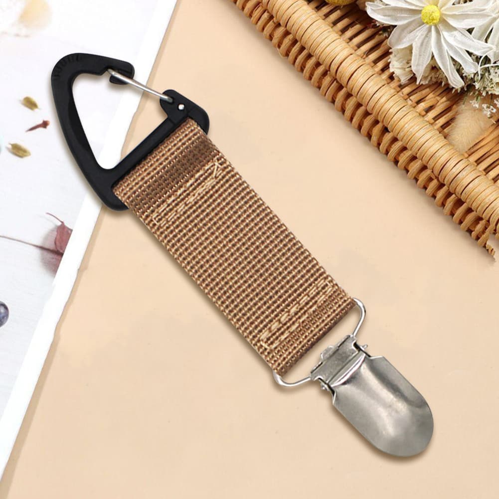 Chapéu Keeper Clipe Lona Portátil Viagem Ao Ar Livre Gadgets Práticos