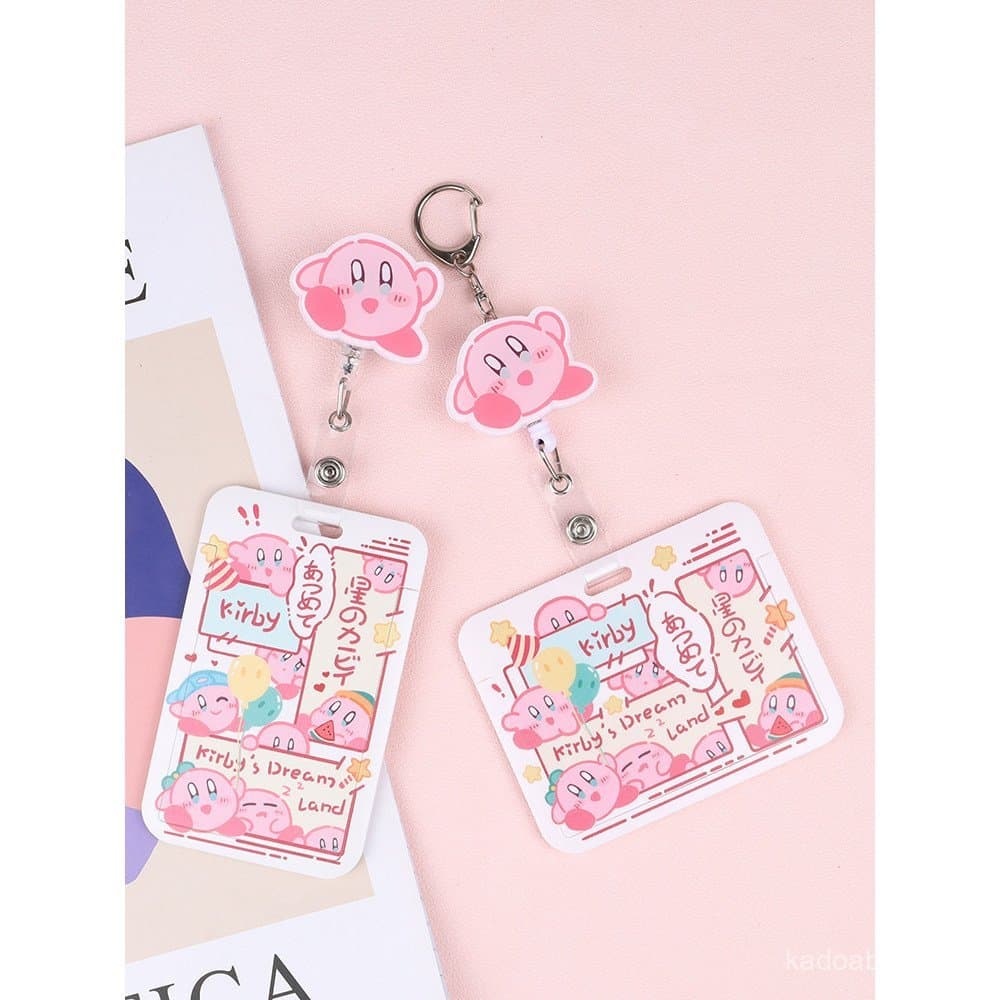 Sucesso de vendas, design adorável e estiloso, porta-crachá de colarinho com cordão para crachá de funcionário, cartão d