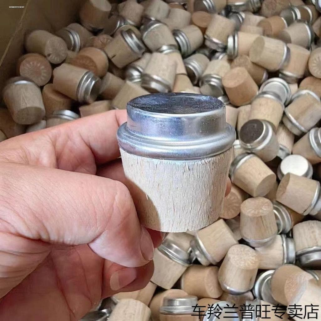 Chaleira térmica chaleira fervente comum Log chaleira tampa de madeira pequena garrafa de borracha rolha térmica chaleir