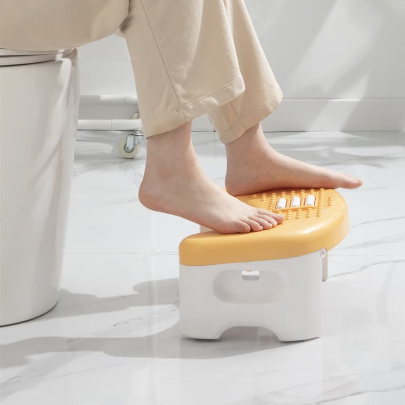 Multifuncional espessado antiderrapante cinto massagem partícula toalete apoio para os pés escritório apoio para os pés