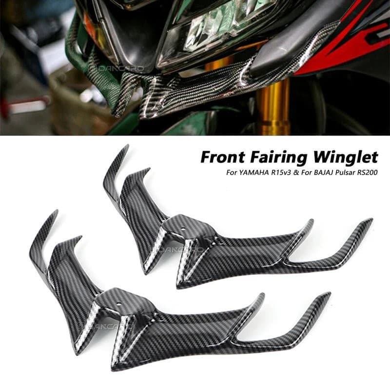 Capa protetora para a asa da carenagem frontal de uma motocicleta, para Yamaha R15 V3 2017-2021