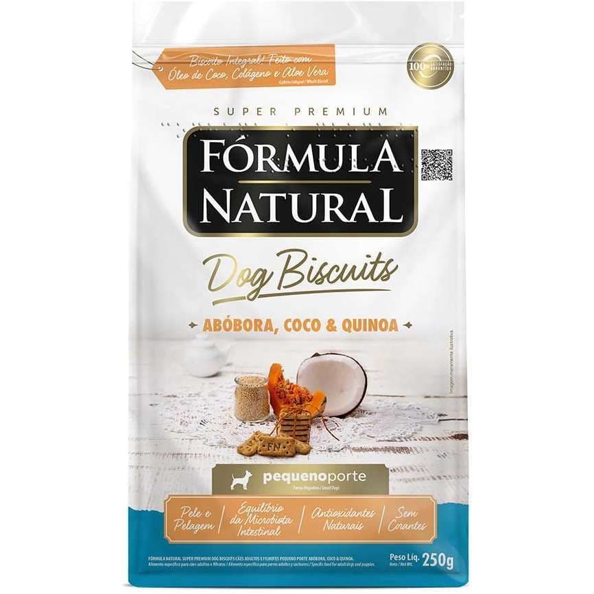 Biscoito Petisco Fórmula Natural Biscuits Saudável Super Premium Petisco Para Cães 250g