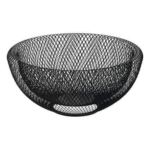 Fruteira Aramada Metal Preta 25cm - Tuut Cor Preto
