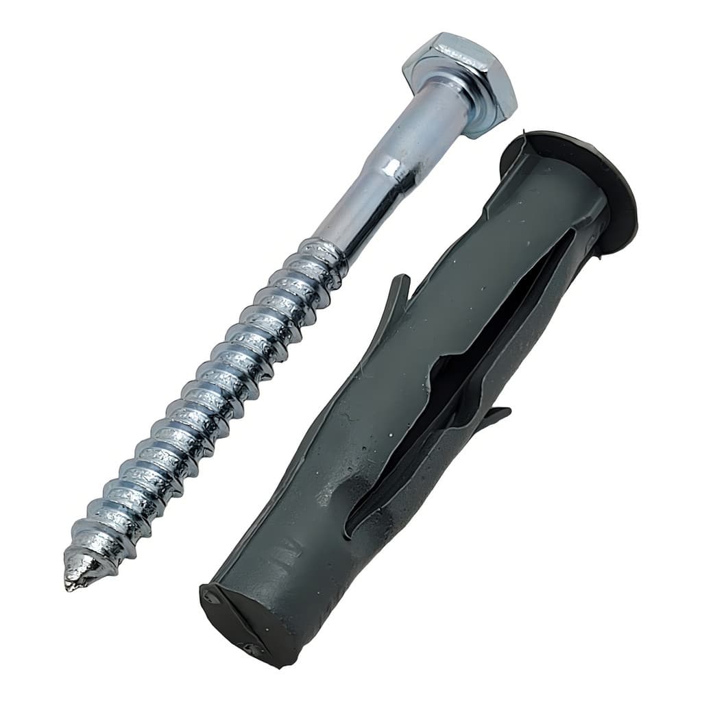 Bucha 10mm Tijolo Bloco Parede Oca + Parafuso -50unidades