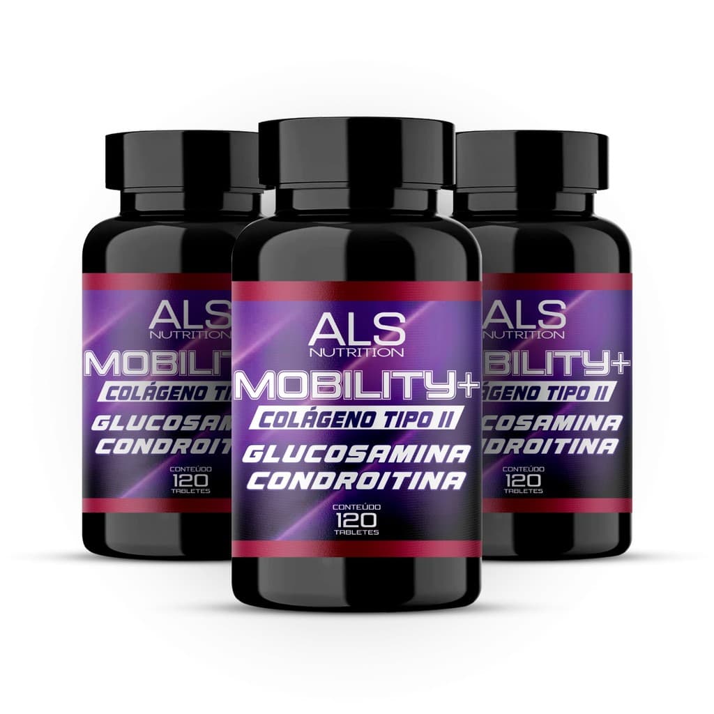 Mobility+ Colágeno Tipo II Com Glucosamina E Condroitina 120 Tabs