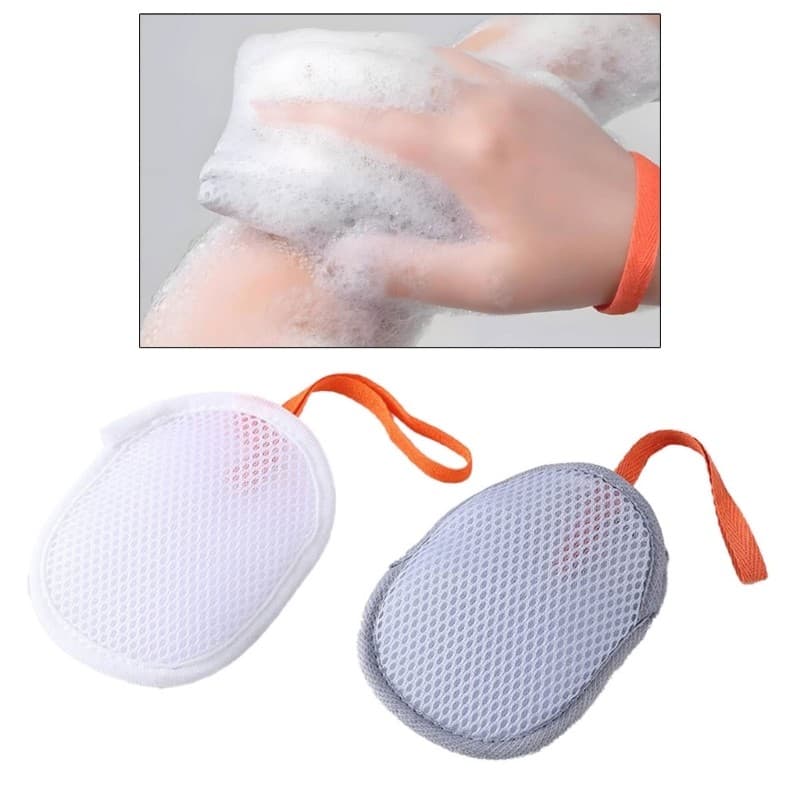 KIN 5PCS Suporte De Sabonete Bolsa De Textura Dupla Promove Circulação Para Lavagem Facial