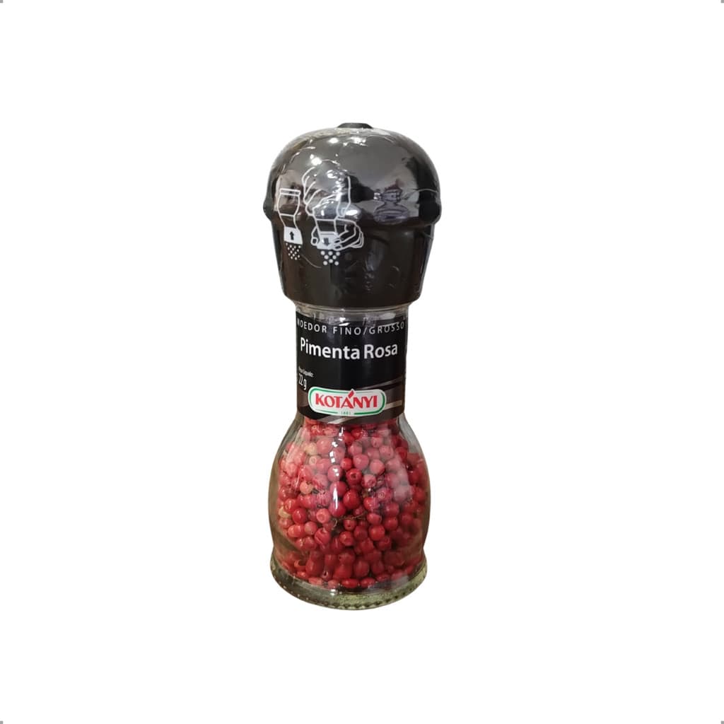 Kotanyi Pimenta Rosa com Moedor 22g Tempero Importado