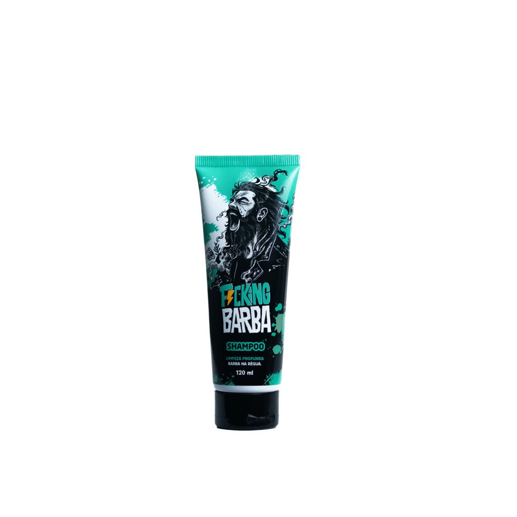 Shampoo para Barba FuckingBarba 120ml — Limpeza Profunda e Hidratação Total