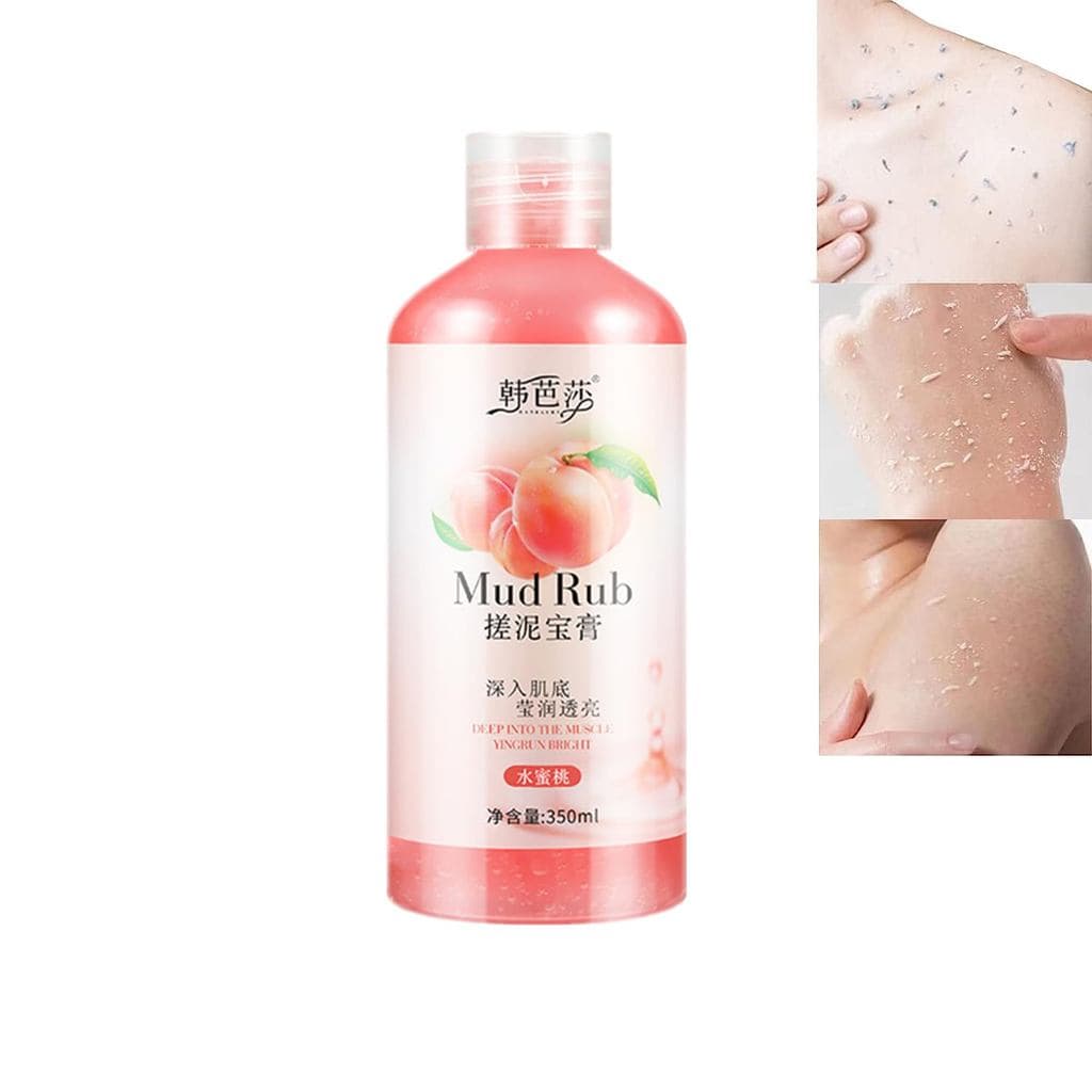 Esfoliante Corporal de Argila de Pêssego - Esfoliante para o Corpo (350ML) OUOI
