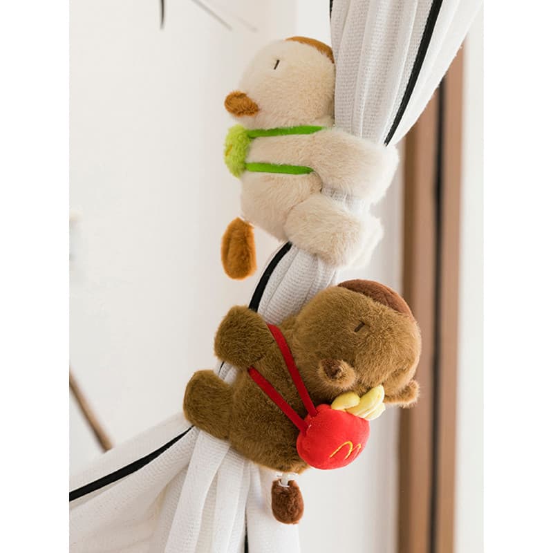 Brinquedos infantis Kapibara Pop círculo boneca pulseira brinquedo de pelúcia papai boneca dos desenhos animados pequeno