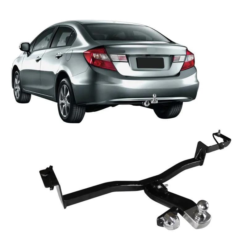 Engate Reboque Rabicho Fixo Honda Civic 20006 2007 2008 2009 2010 2011 2012 2013 2014 2015 2016 700kg