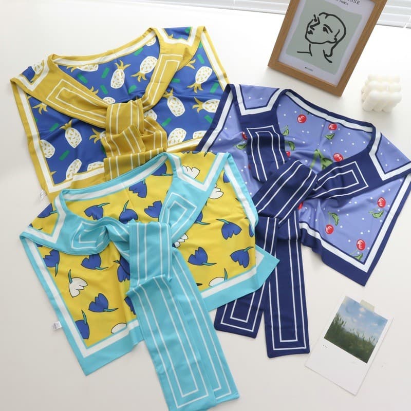All-Match estilo japonês verão protetor solar ombro exterior estilo xale atado ar condicionado feminino cachecol quarto