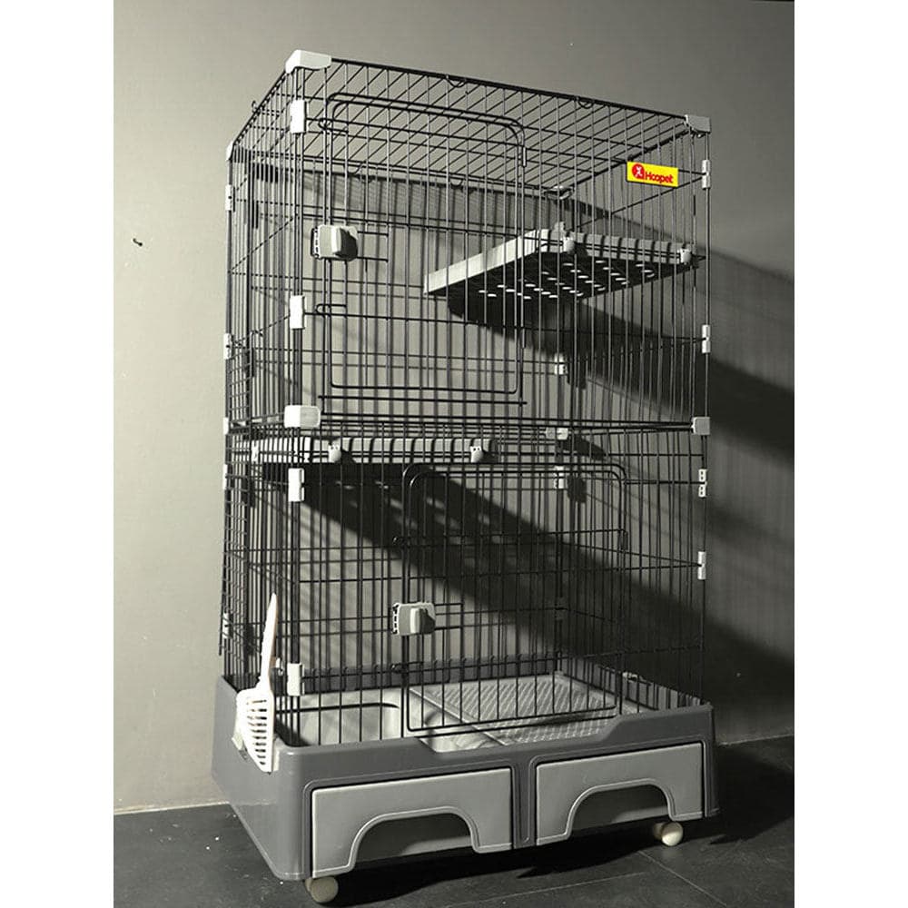 Gaiola para gatos, casa interna para gatos, grande espaço livre, casa para gatos com banheiro, caixa de areia