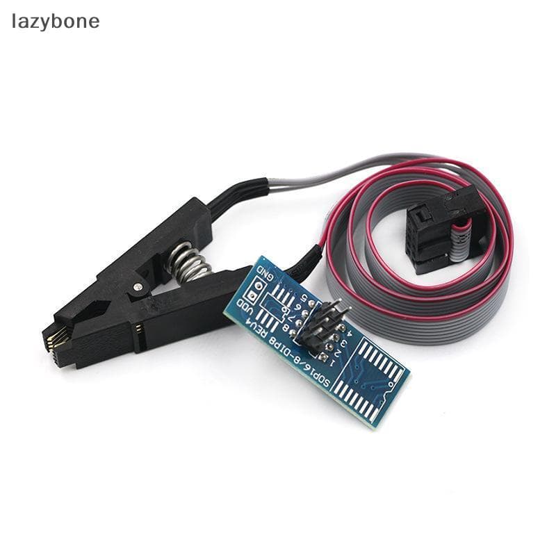Programador USB CH341A + Clipe SOIC8 Para EEPROM Da Série 24/25/93