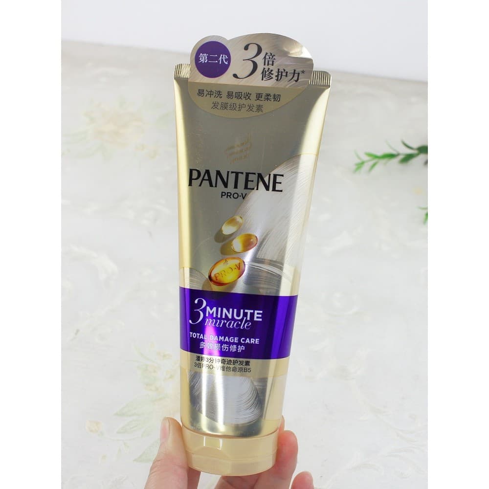 Pantene três minutos milagre condicionador 180ml hidratante reparação nutritivo Multi-efeito reparação de danos luxo cui