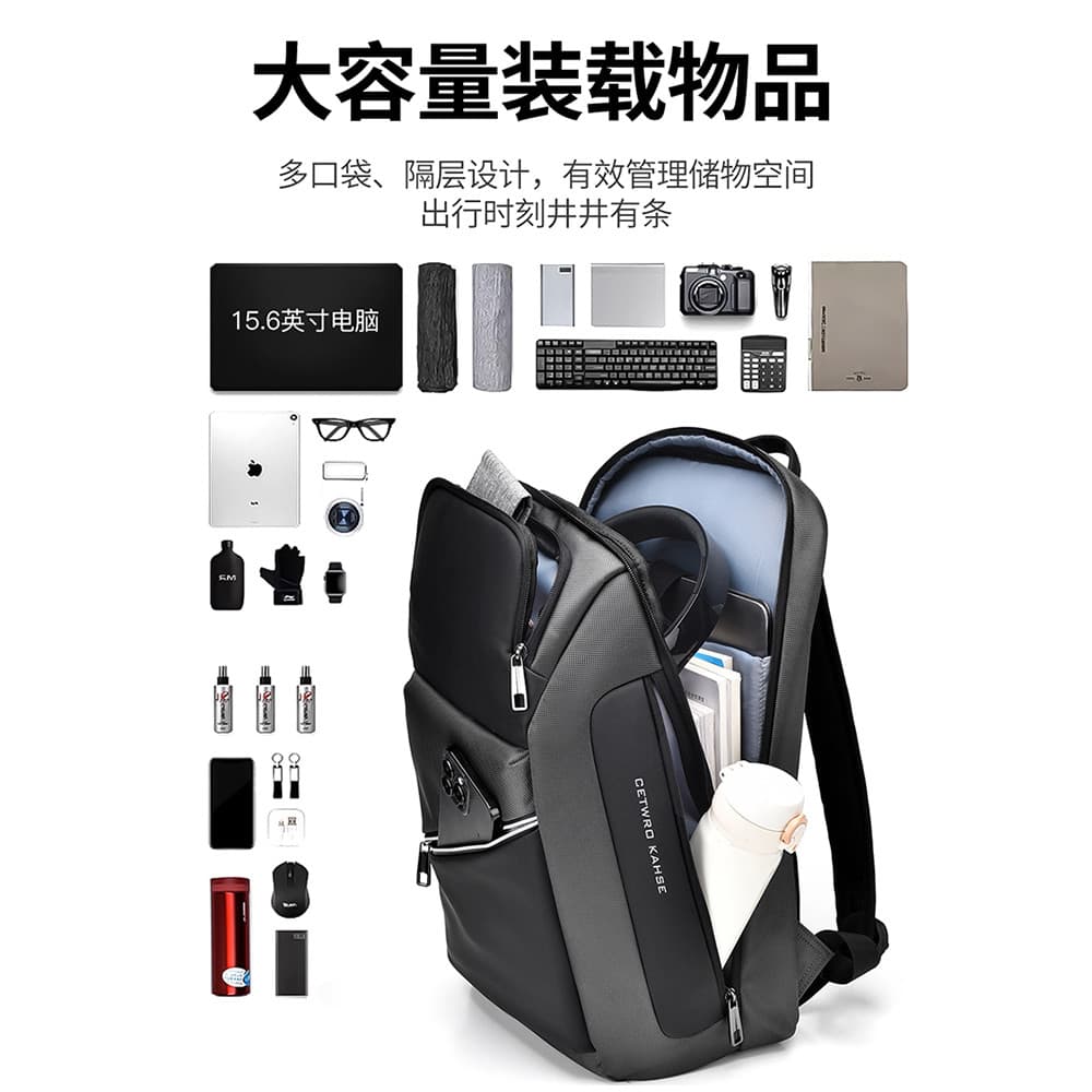 2026 novo estilo mochila de negócios dos homens mochila de viagem de negócios saco de viagem Commuter grande capacidade