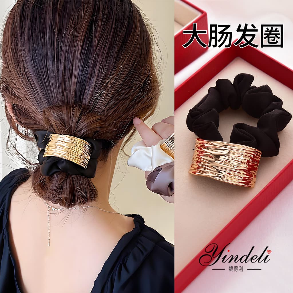 Flor durável dos acessórios do cabelo do laço do cabelo da elasticidade alta