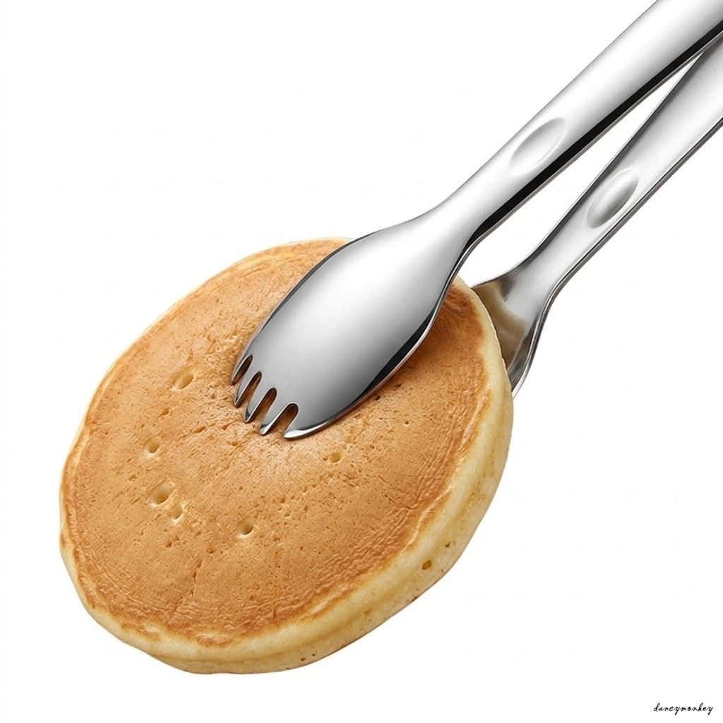 Pinças De Alimentos De Aço Inoxidável 304 Grau 27.5cm Alça Longa Resistente Ao Calor Antiderrapante Ferramenta De Cozinh