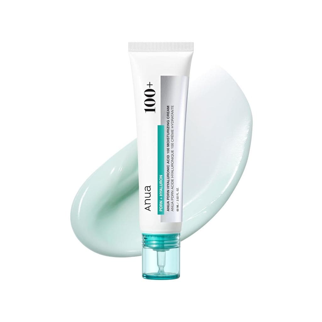 Creme Hidratante Anua PDRN Ácido Hialurônico 100, hidratante facial leve e não oleoso, contém DNA de salmão, adequado pa