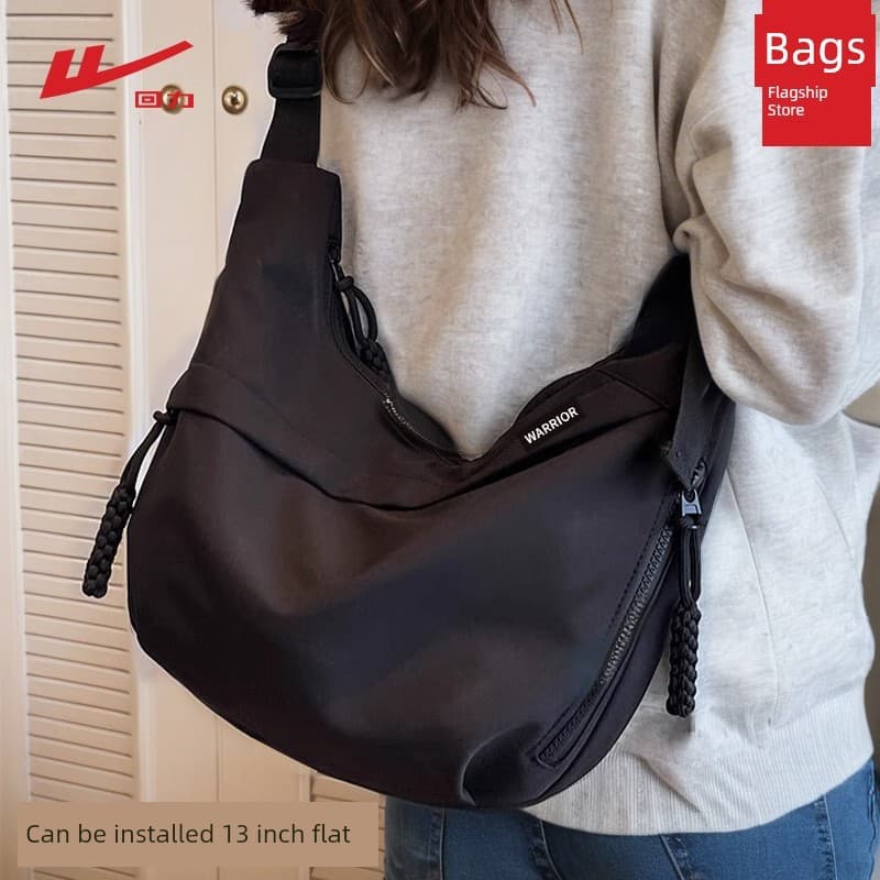 Bolsa bolsa feminina Puxar para trás saco do mensageiro feminino 2026 novo estilo de lona de grande capacidade Casual bo