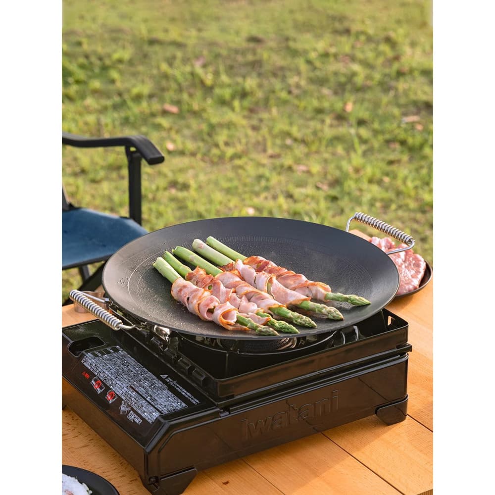 Koman frigideira antiaderente de aço de três camadas GRW-33F cascalho Kote frigideira cozinha cozinhar panela de churras