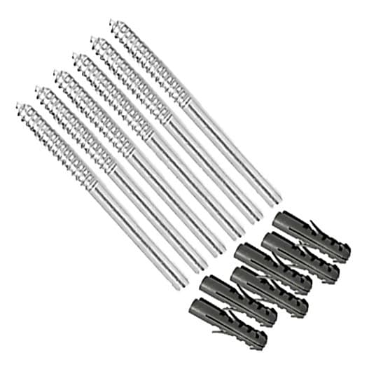4 Suporte Invisível Para Prateleira Estilo Flutuante Parafuso em Aço 110mm