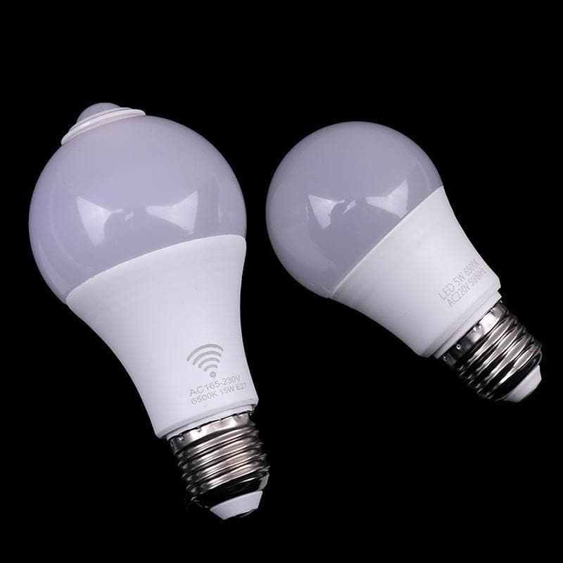 DON E27 PIR Motion Sensor Lâmpada LED Com De Movimento Detector Luz Noturna BR