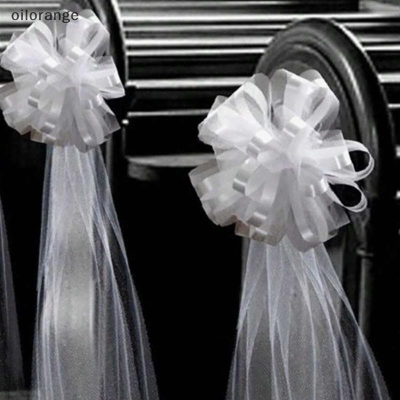 OLL Igreja Casamento Pew Arcos Com Cauda De Tule Longo Cadeira Corredor Decoração Do Carro De Para Cerimônia BR