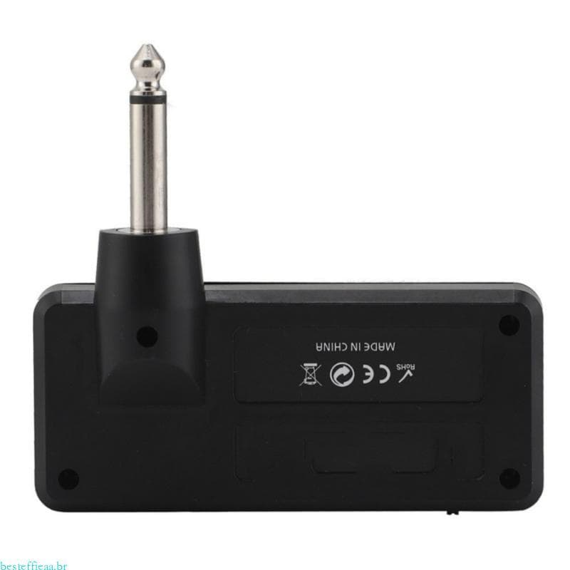 Amplificador Fone Ouvido Guitarra besteffie USB Recarregável Bolso Para Fãs Rock Clássico