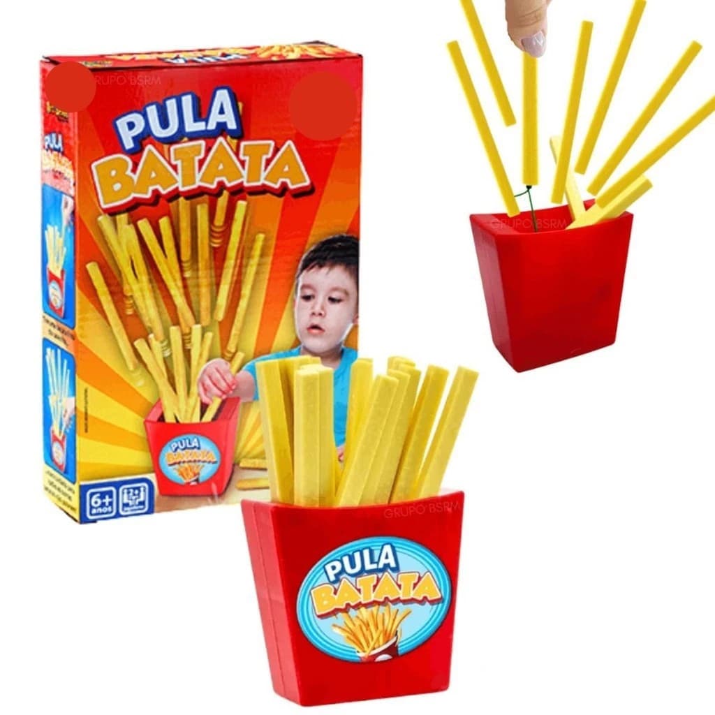 Jogo Desafio Pula Batata Brinquedo Infantil Interativo Para Meninos e Meninas e Toda a Família