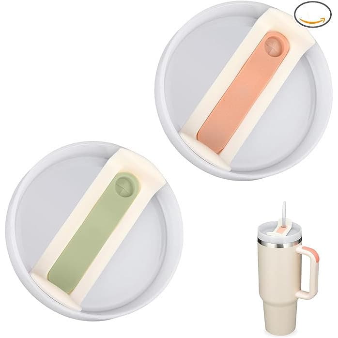 1 tampa de reposição para copo de 40 oz, com alça, adequada para caneca de 40 oz, à prova de poeira e à prova de derrama